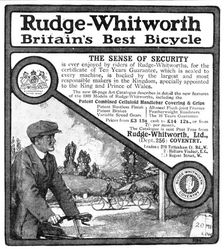 Rudge-Whitworth - Britain's Best Bicycle, 1909. Creator: Unknown