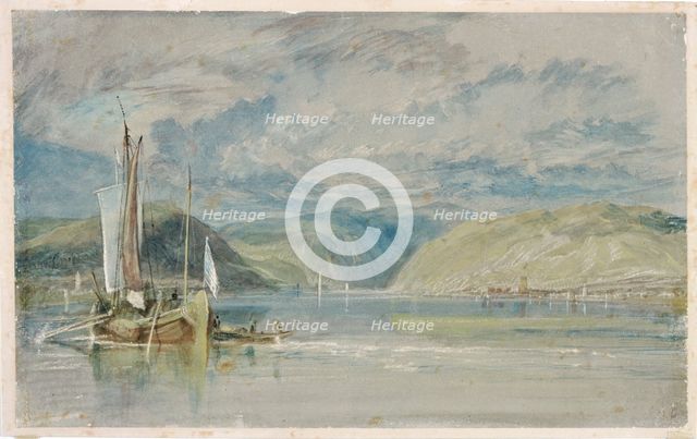 'Rudesheim', 1817. Creator: JMW Turner.