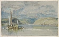 Rudesheim 1817. Artist: JMW Turner