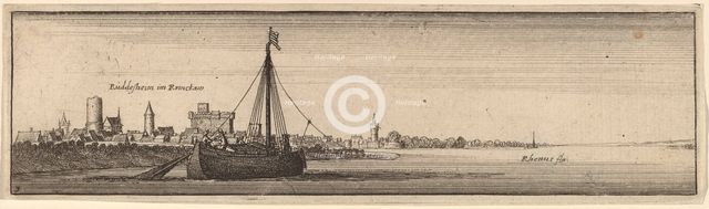 Rudesheim, c. 1632/1636. Creator: Wenceslaus Hollar.