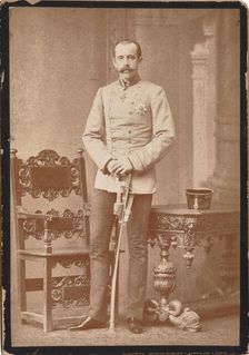 Rudolf, Crown Prince of Austria (1858-1889), 1888. Creator: Angerer, Victor (1839-1894)