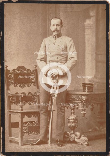 Rudolf, Crown Prince of Austria (1858-1889), 1888. Creator: Angerer, Victor (1839-1894).