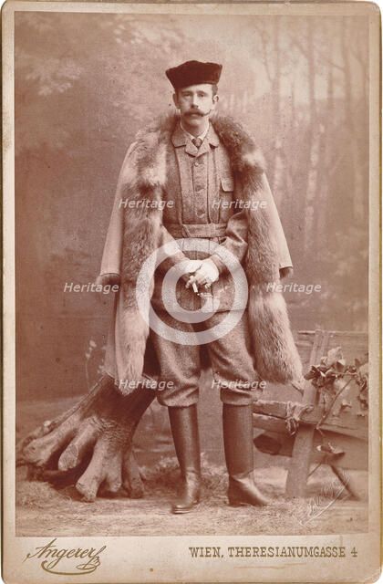 Rudolf, Crown Prince of Austria (1858-1889), 1889. Creator: Angerer, Victor (1839-1894).