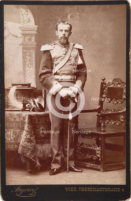Rudolf, Crown Prince of Austria (1858-1889), ca 1885. Creator: Angerer, Victor (1839-1894).
