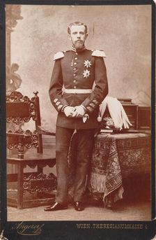 Rudolf, Crown Prince of Austria (1858-1889), ca 1885. Creator: Angerer, Victor (1839-1894)