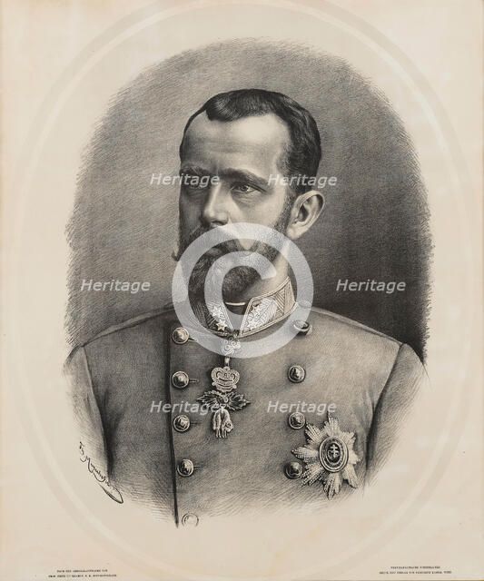 Rudolf, Crown Prince of Austria (1858-1889), ca 1885. Creator: Mayerhofer, Theodor (1855-1941).