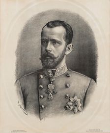 Rudolf, Crown Prince of Austria (1858-1889), ca 1885. Creator: Mayerhofer, Theodor (1855-1941)