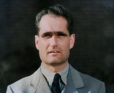 Rudolf Hess Giving a Speech, 1930s. Creator: British Pathe Ltd