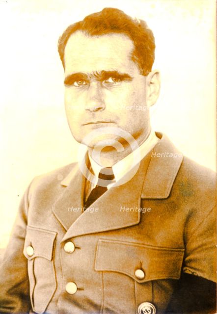 Rudolf Hess, Nazi Deputy Leader, World War II, c1933-c1941. Creator: Unknown.