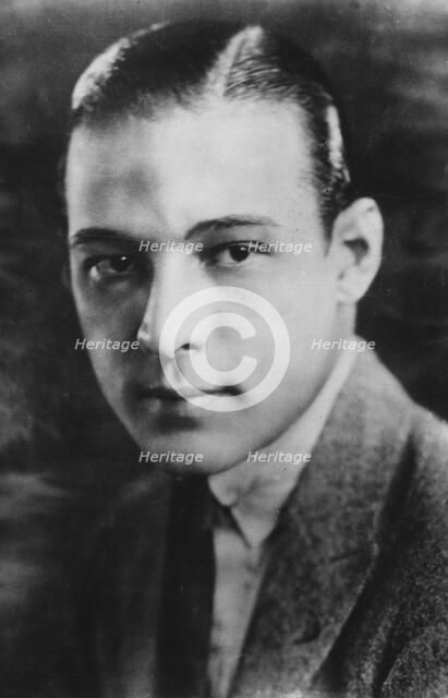 Rudolph Valentino (1895-1926), Italian actor, c1920s. Artist: Unknown