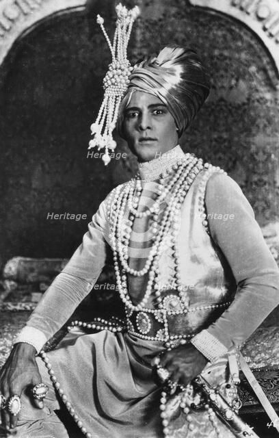 Rudolph Valentino (1895-1926) in 'The Young Rajah', 1922. Artist: Unknown