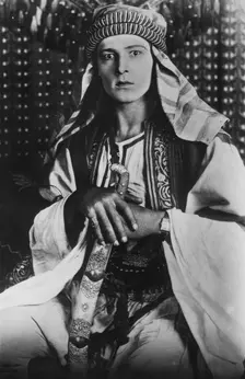 Rudolph Valentino (1895-1926) in The Sheikh 1921