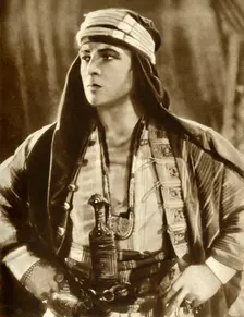Rudolph Valentino in "The Sheik", 1921, (1935). Creator: Unknown