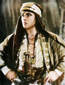 Rudolph Valentino in "The Sheik", 1921, (1935). Creator: Unknown