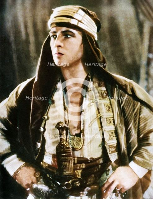 Rudolph Valentino in "The Sheik", 1921, (1935). Creator: Unknown.