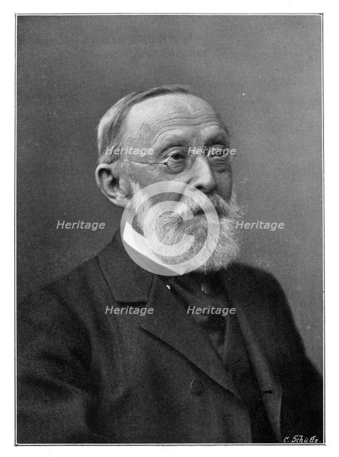 Rudolph Virchow, German pathologist, 1902.Artist: C Schutte