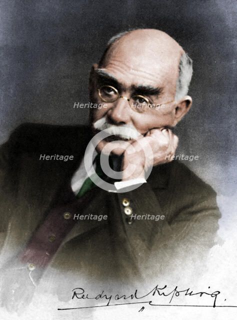 'Rudyard Kipling', 1935, (1933). Artist: GL Manuel Freres.