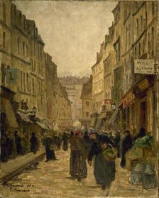 Rue Mouffetard, c1905. Creator: Fernand Maillaud