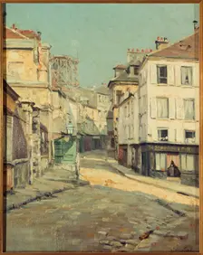 Rue Norvins in Montmartre, c1899. Creator: Charles Jean Coussediere
