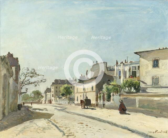 Rue Notre-Dame, Paris, 1866. Creator: Johan Barthold Jongkind.