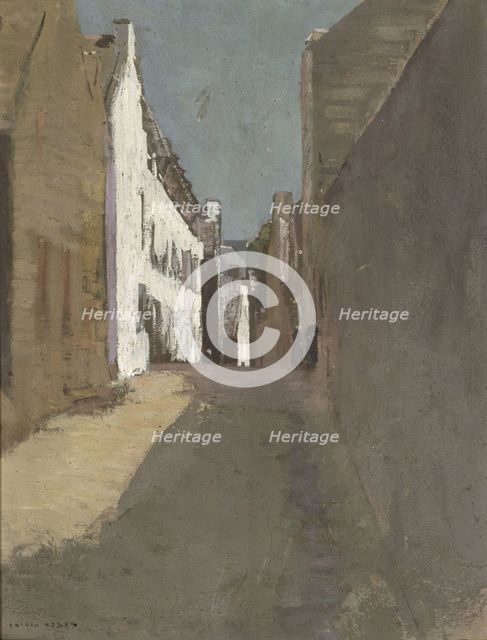 Rue à Douarnenez, c. 1880.