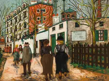 Rue à Ivry, 1924. Creator: Maurice Utrillo