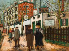 Rue à Ivry, 1924. Creator: Maurice Utrillo