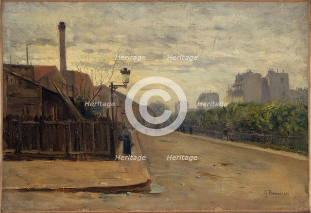Rue Auguste-Cain, c1900. Creator: Germain Eugene Bonneton.