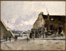 Rue Beethoven, in Passy, 1884. Creator: Frank Myers Boggs
