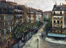 Rue Custine à Montmartre 1909-1910. Creator: Maurice Utrillo