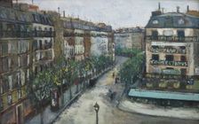 Rue Custine à Montmartre, 1909. Creator: Maurice Utrillo
