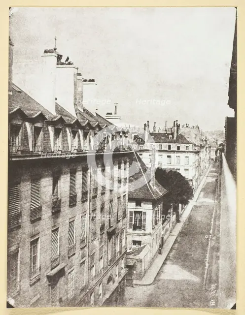 Rue Cambon, 1846, printed 1965. Creator: Hippolyte Bayard.