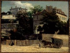 Rue d'Orchampt in Montmartre, 1864. Creator: Napoleon Joseph Bellardel