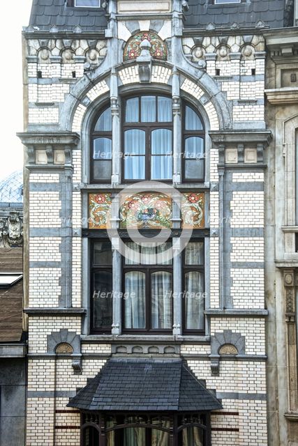 Rue Du Marche Aux Poulets, Brussels, Belgium, (c1910s), c2014-2017. Artist: Alan John Ainsworth.