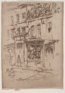 Rue du Buerre, Brussels. Creator: James McNeill Whistler (American, 1834-1903)