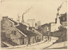 Rue du Champ de l'Alouette, 1861. Creator: Francois Bonvin