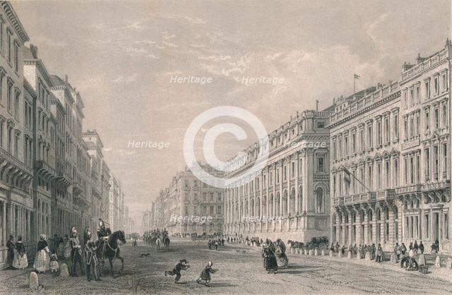 'Rue du Chapeau Rouge, Bordeaux', mid 19th century. Creator: Henry Adlard.