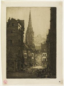 Rue du Chasseur, Rouen, 1903. Creator: Donald Shaw MacLaughlan