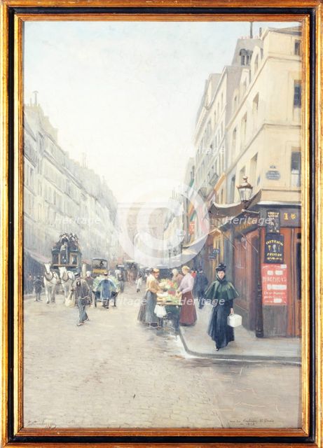 Rue du Faubourg-Saint-Denis, c1898. Creator: Emile Cambiaggio.