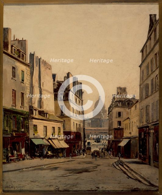 Rue du Haut-Pavé, in 1888, 1888. Creator: Emmanuel Lansyer.