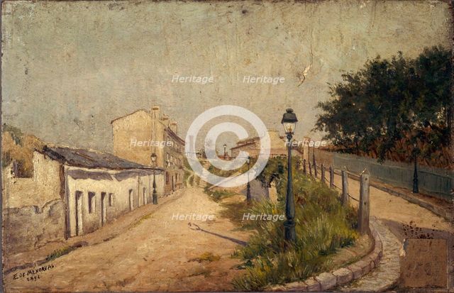 Rue du Pot-au-Lait in 1894, 1894. Creator: Eugene de Menorval.