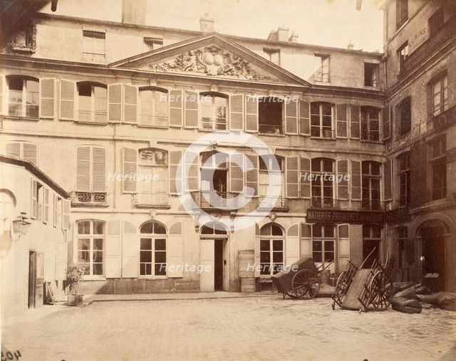 Rue De Montmorency (4052), France, c1900s. Creator: Eugene Atget.