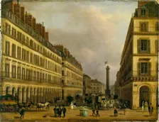 Rue de Castiglione, 1829. Creator: Giuseppe Canella
