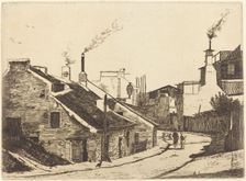 Rue de Champ de l'Alouette, 1861. Creator: Francois Bonvin