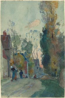 Rue de Jouy le Comte, probably 1880. Creator: Auguste Lepere