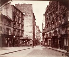 Rue De La Montagne (6432), France, c1923. Creator: Eugene Atget