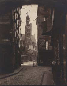 Rue de la Montagne-Sainte-Geneviève, 1898. Creator: Eugène Atget (French, 1857-1927)