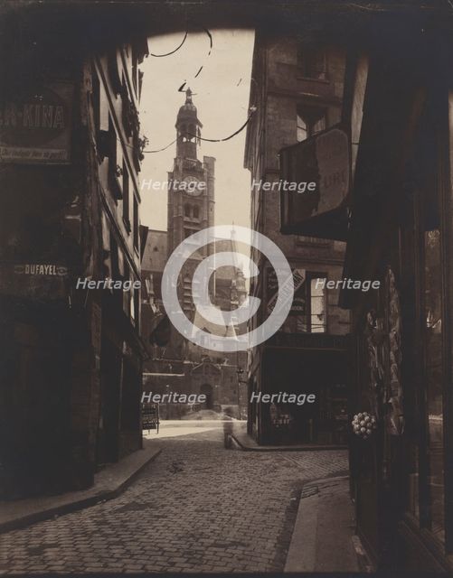 Rue de la Montagne-Sainte-Geneviève, 1898. Creator: Eugène Atget (French, 1857-1927).