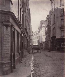 Rue de la Bûcherie, du cul de sac Saint-Ambroise (fifth arrondissement), 1866-1868. Creator: Charles Marville