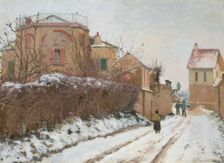 Rue de la Citadelle, Pontoise, 1873. Creator: Pissarro, Camille (1830-1903)
